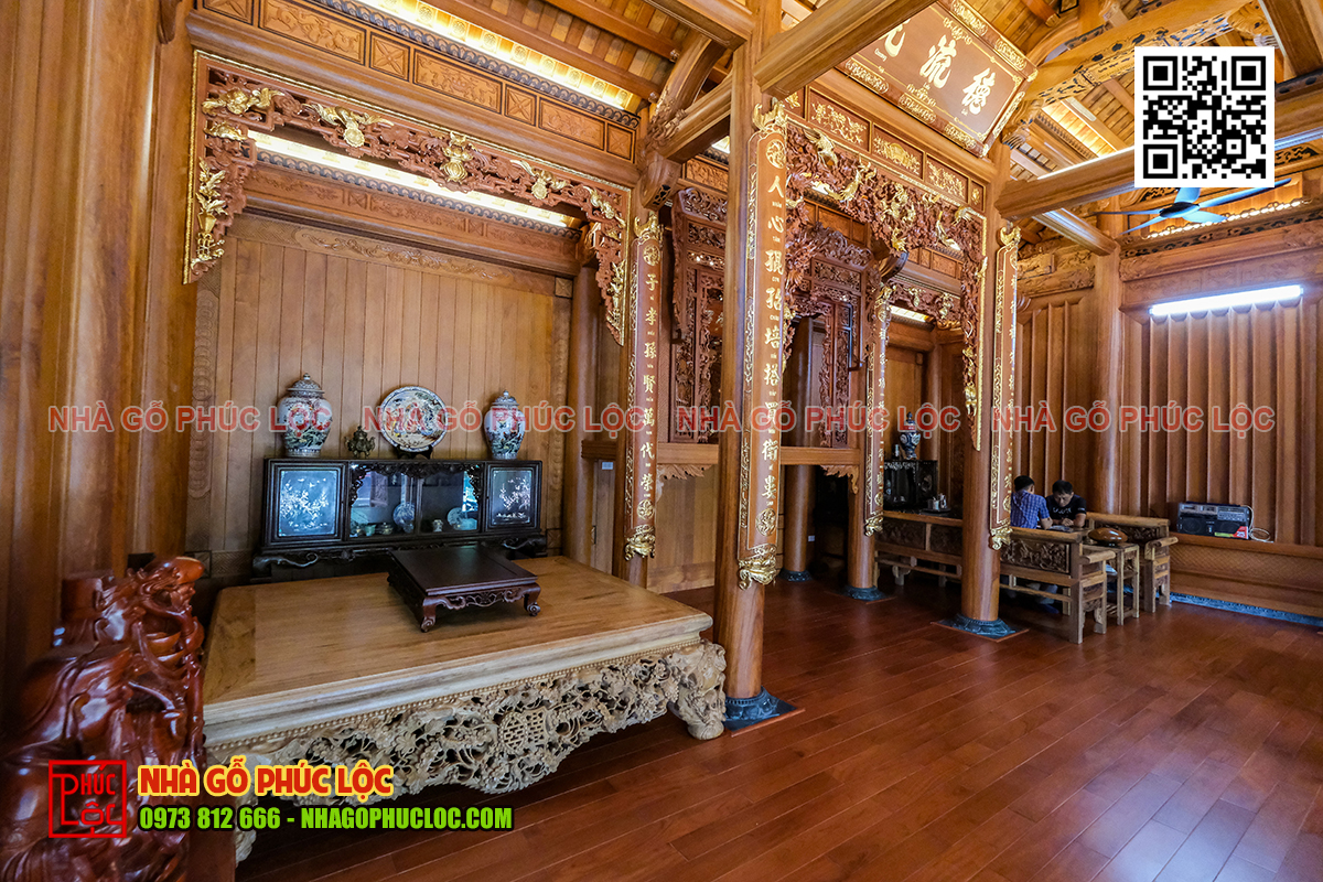 Cột nhà gỗ Việt Nam chính là phần quan trọng nhất