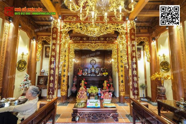 Bài trí bàn thờ chính