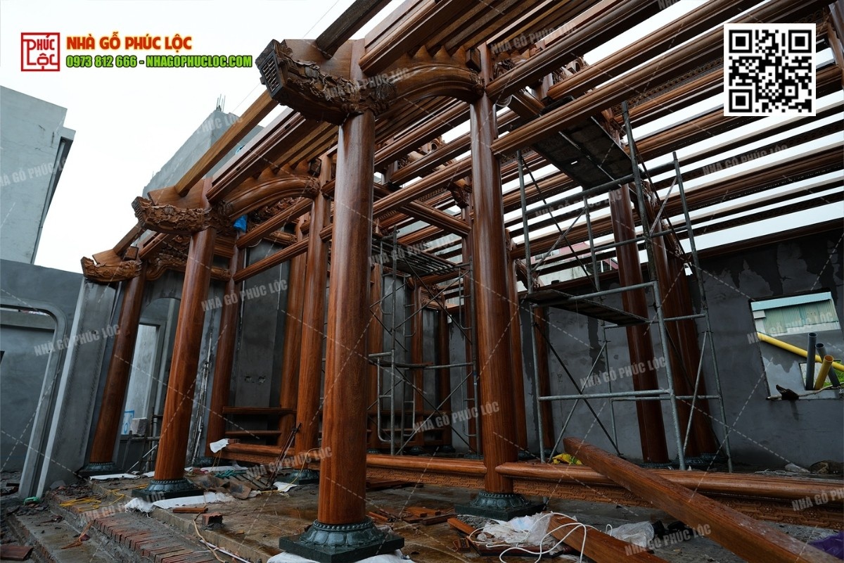 Thi công phần thân nhà thờ