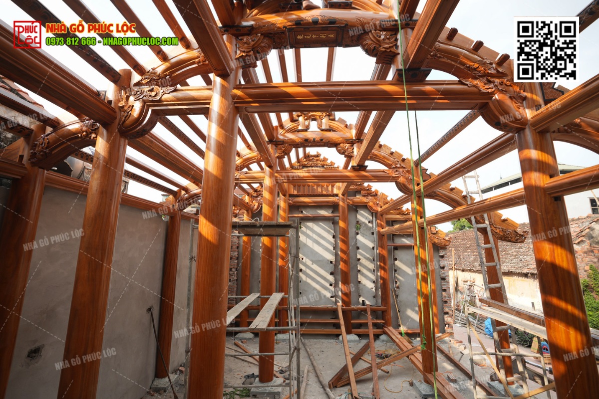 Cấu tạo của trục vận hành nhà gỗ