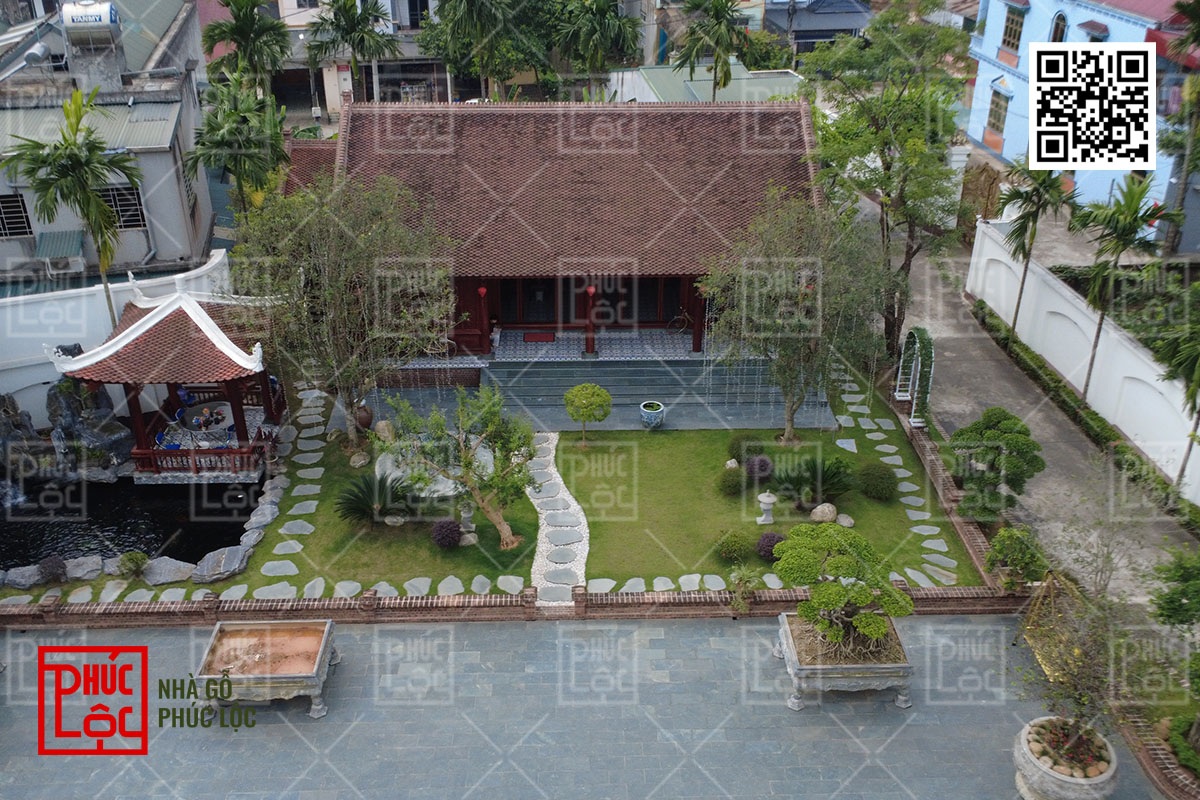 Cách bố trí nhà gỗ phù hợp với thế đất